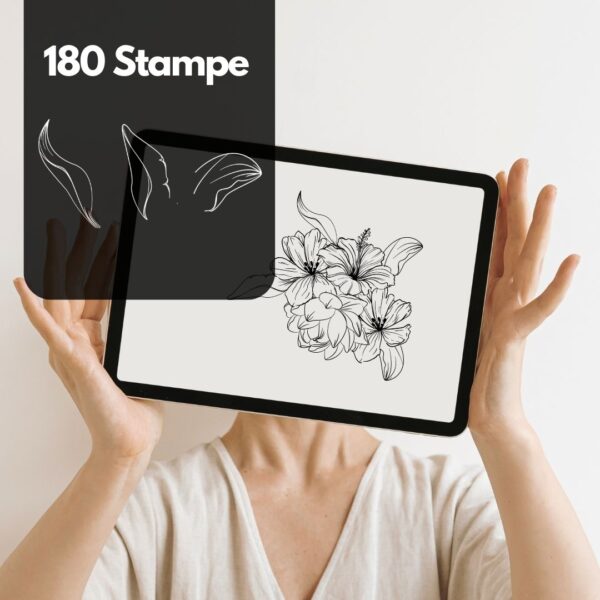 Procreate brush tattoo set ULTRA PACK - <h4><strong>592 Pennelli Custom Procreate per tatuatori</strong></h4> <strong>Tutti i pennelli in un unico Bundle!</strong> Pennelli inclusi: <strong>Stencil - Round Liner - Round Shader - Magnum - Splatter - Flowers - Minimal - Dotwork</strong> <strong>DOWNLOAD ILLIMITATI</strong>