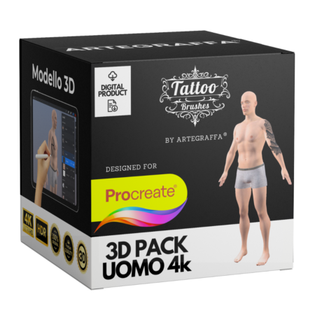 3d model procreate tattoo bundle pack